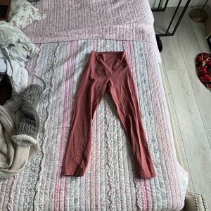 pink lululemon align leggings